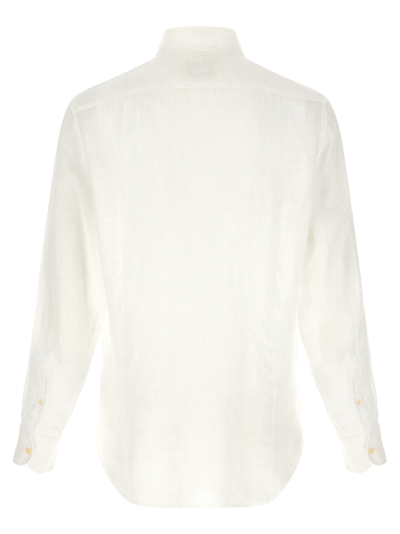 Blouse en lin blanc MC2 Saint Barth