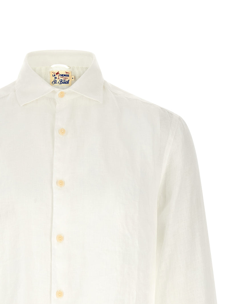 Blouse en lin blanc MC2 Saint Barth