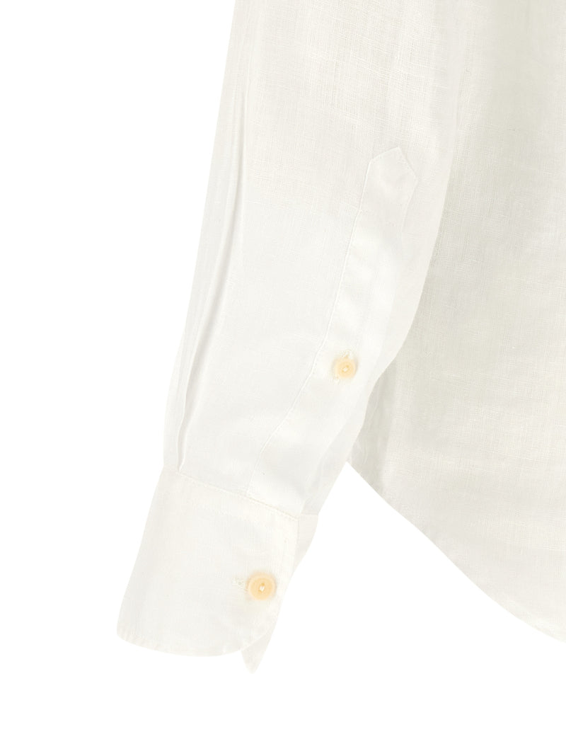 Blouse en lin blanc MC2 Saint Barth