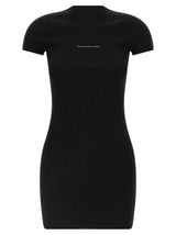 Robe courte en polyamide noir Alexander Wang