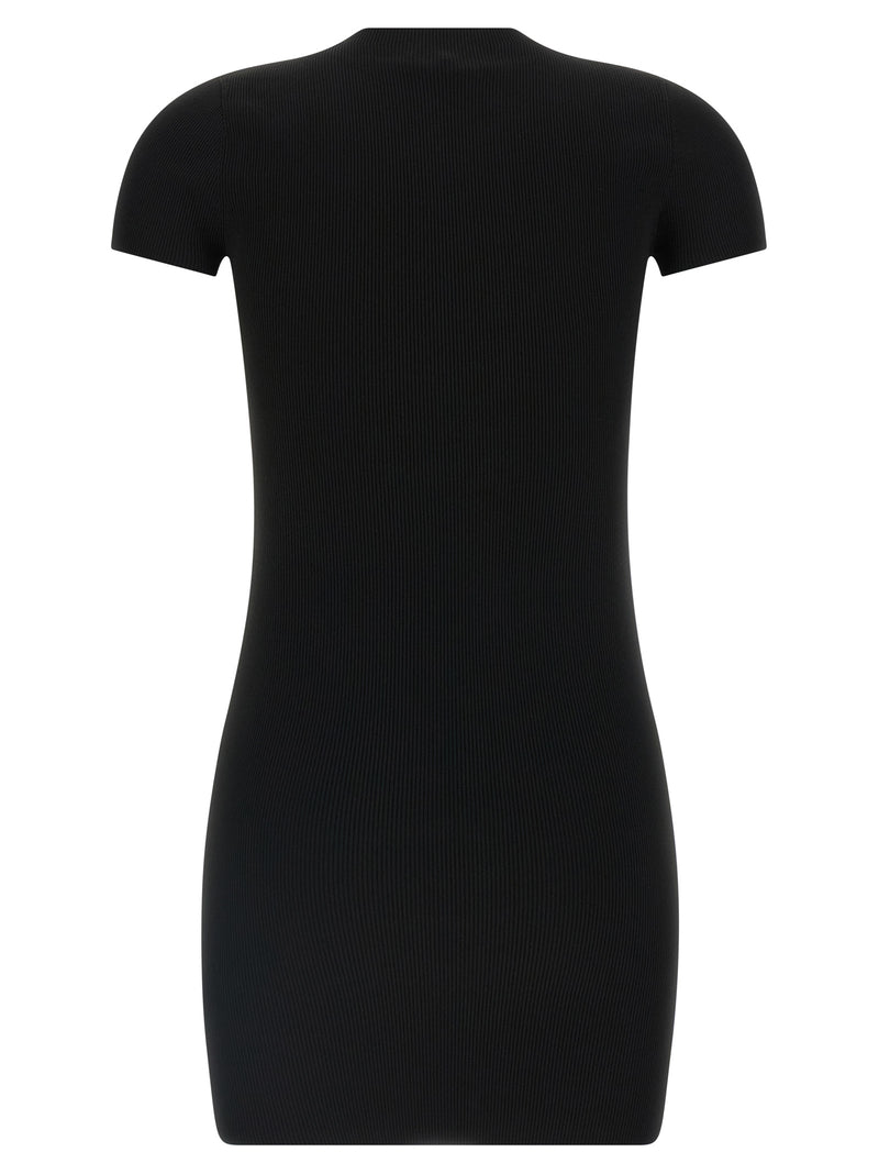 Robe courte en polyamide noir Alexander Wang