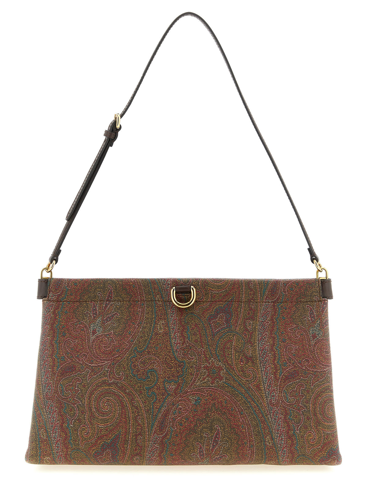 Etro Talk Brown Cotton Clutch Bag - Chic & Versatile