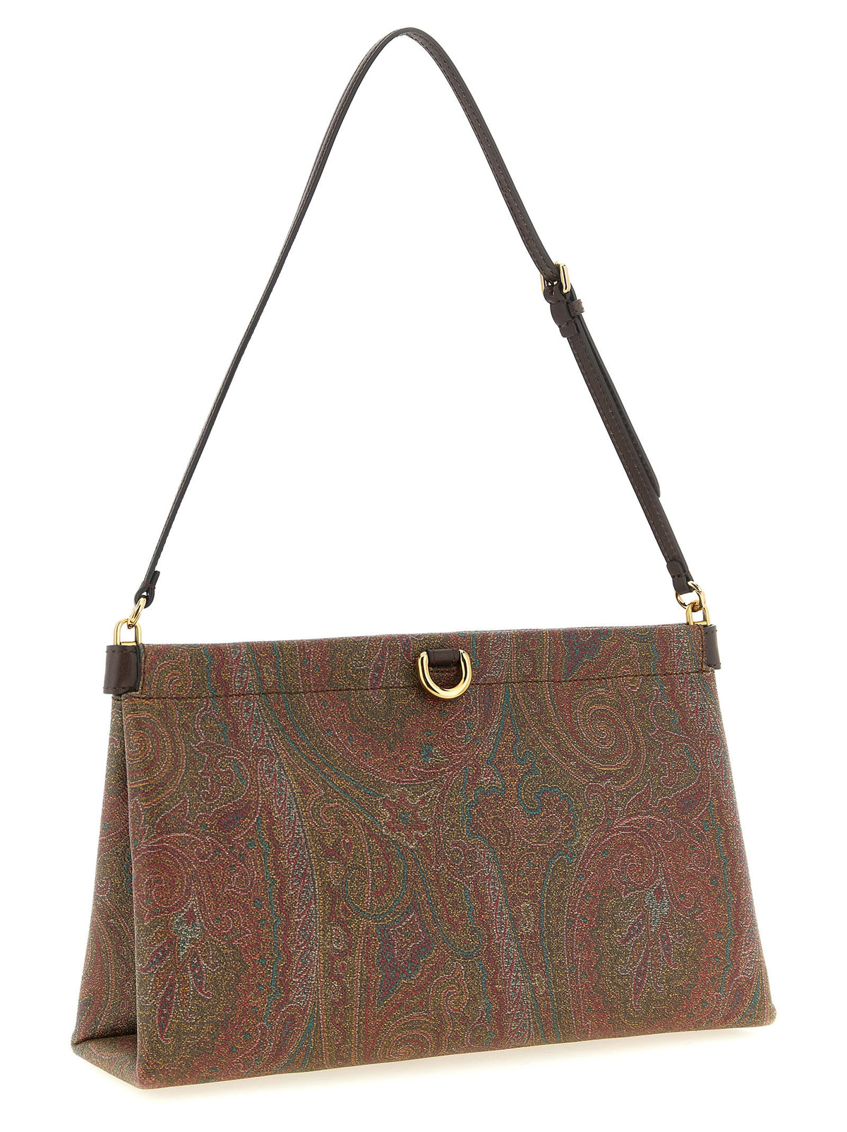 Etro Talk Brown Cotton Clutch Bag - Chic & Versatile