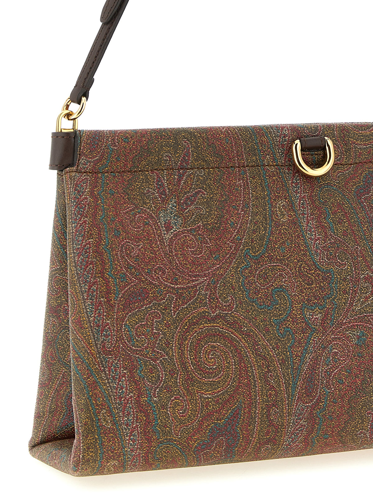 Etro Talk Brown Cotton Clutch Bag - Chic & Versatile