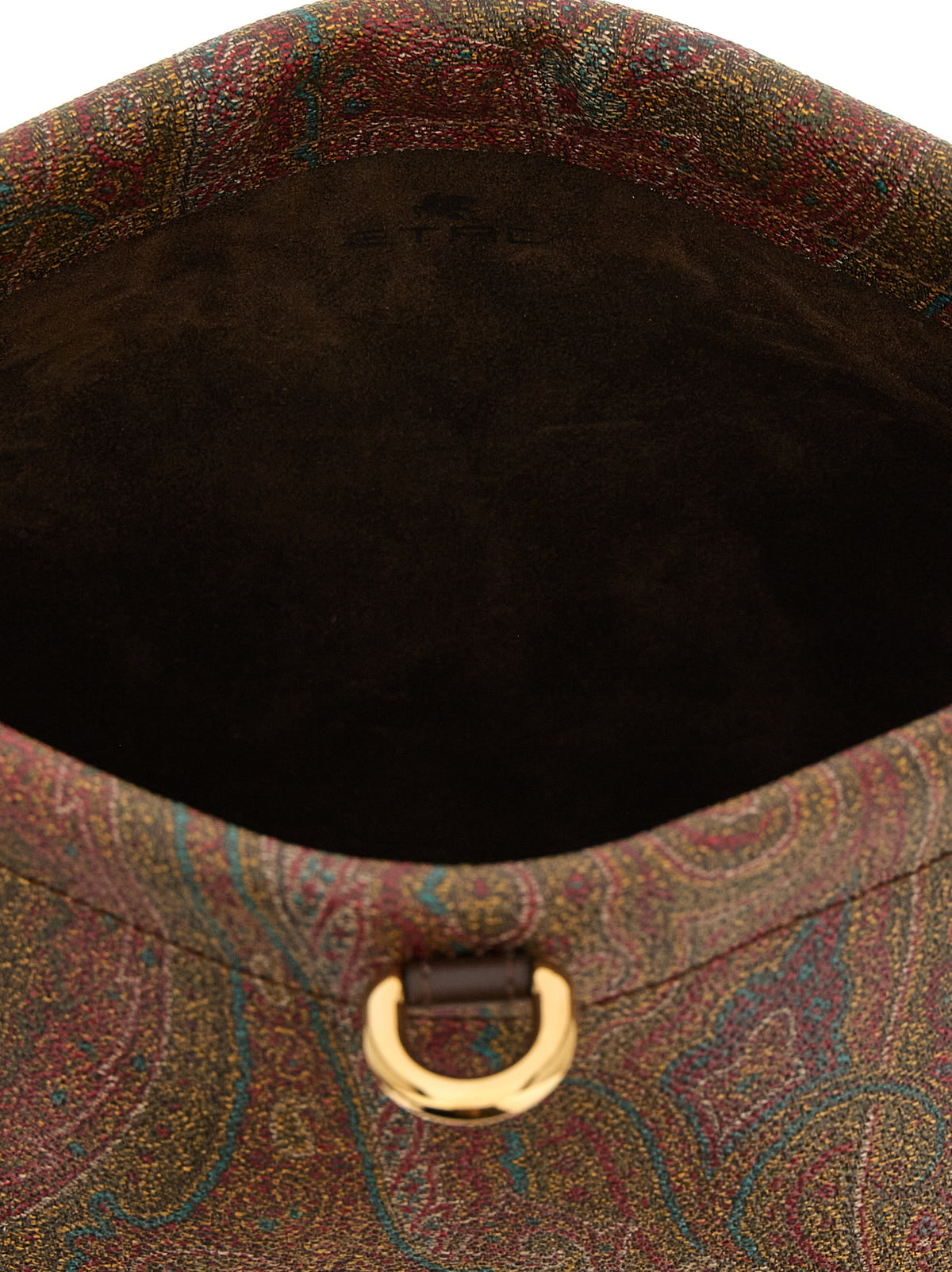 Etro Talk Brown Cotton Clutch Bag - Chic & Versatile