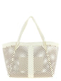 Twinset White Leather Tote Bag