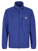 Veste Moncler en polyamide bleu