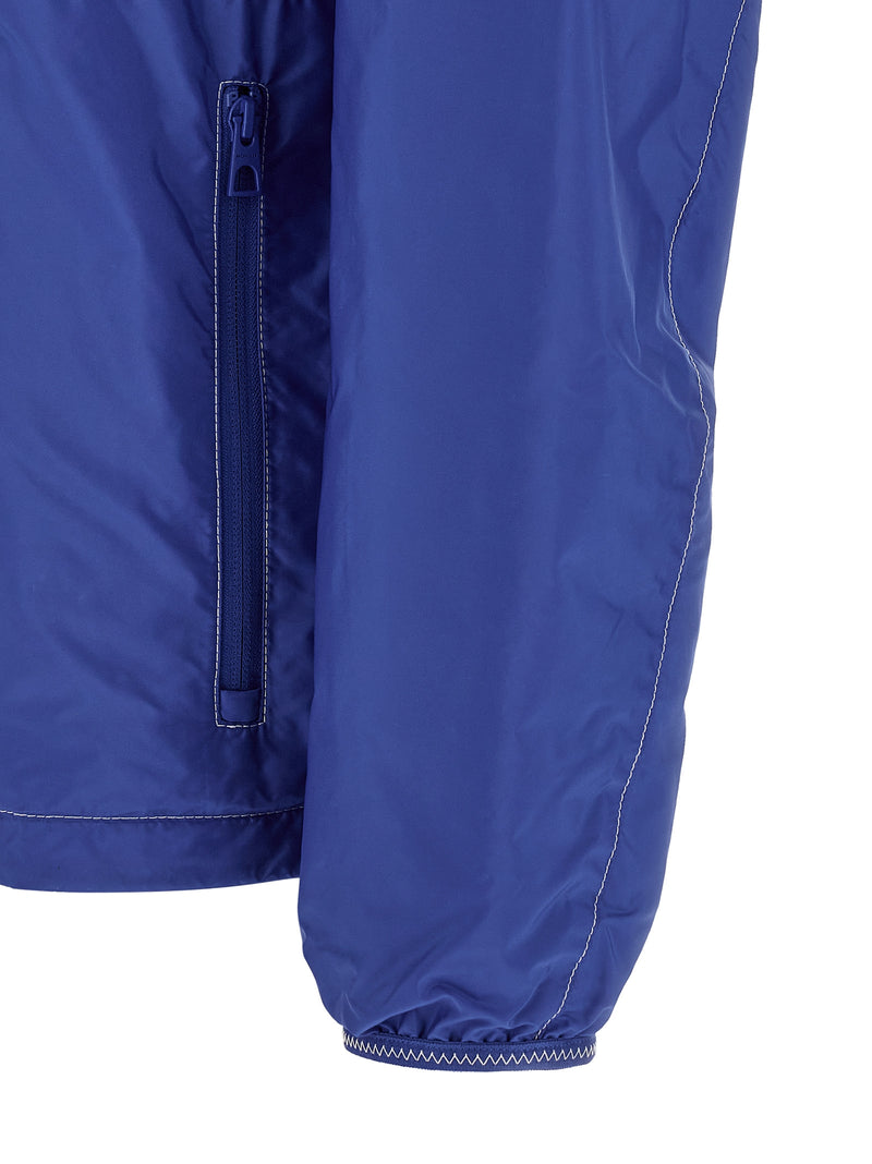 Veste Moncler en polyamide bleu