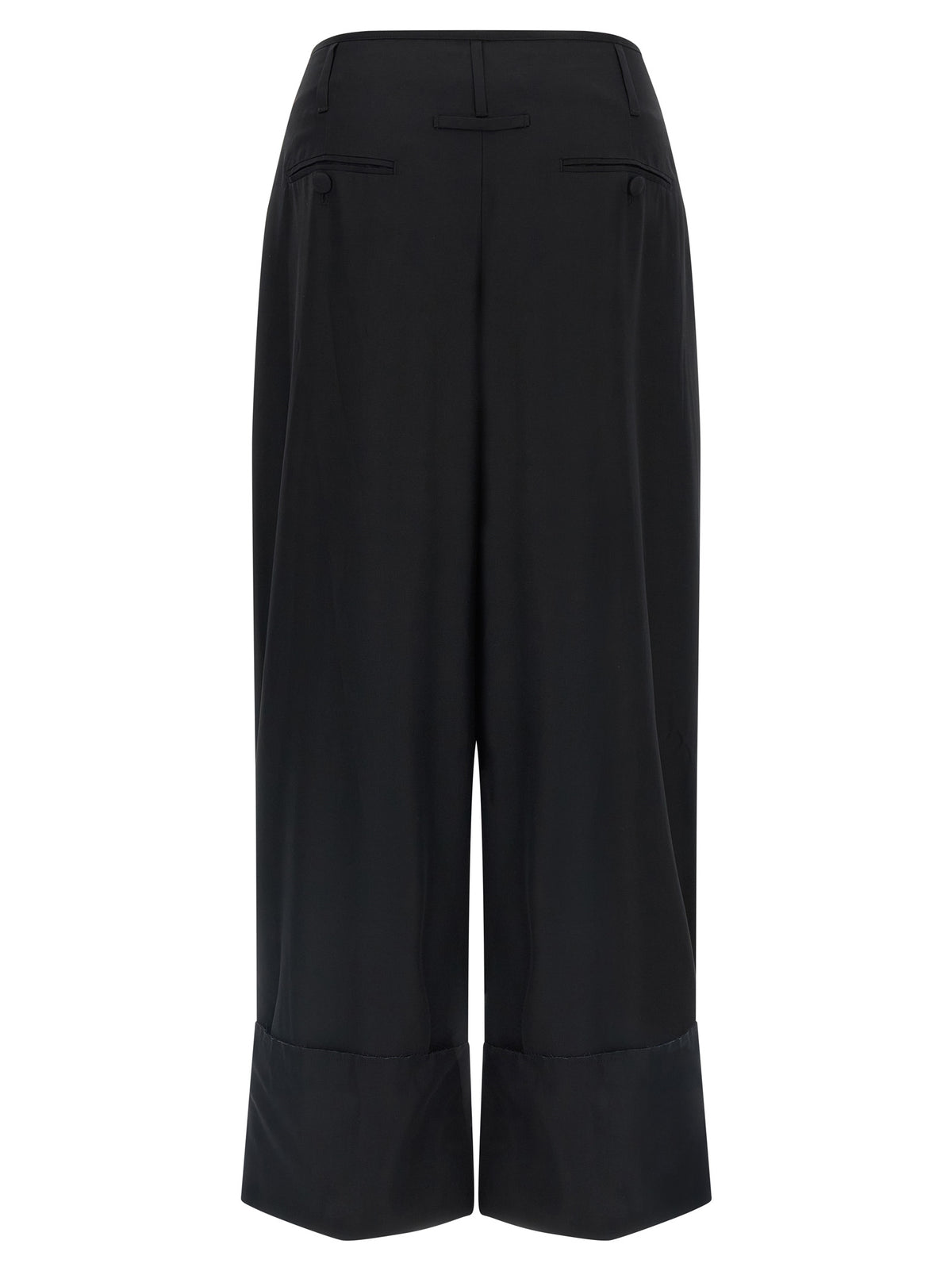 Pantalons Casual Noirs en Viscose Darkpark - Modèle Diana