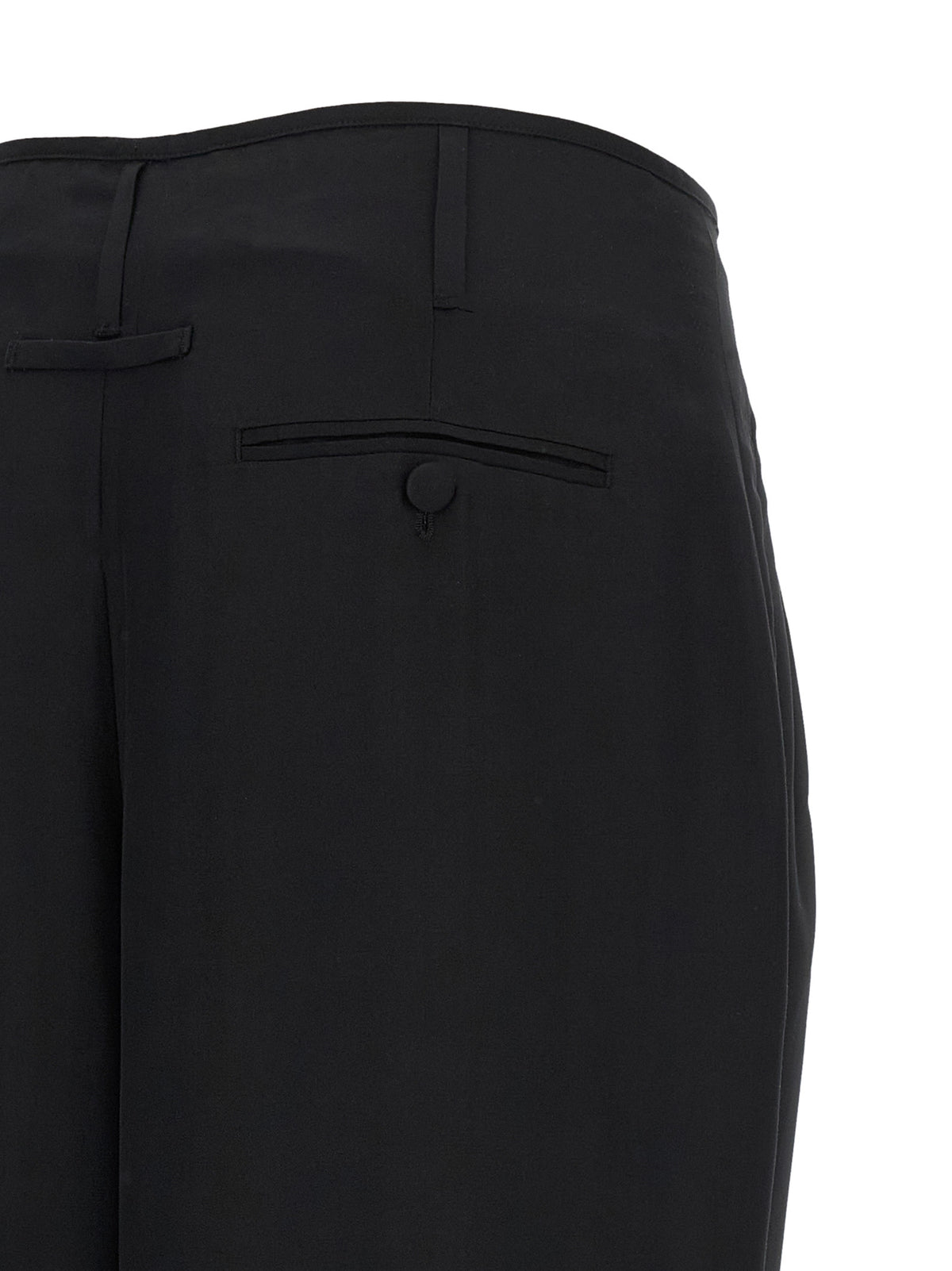 Pantalons Casual Noirs en Viscose Darkpark - Modèle Diana