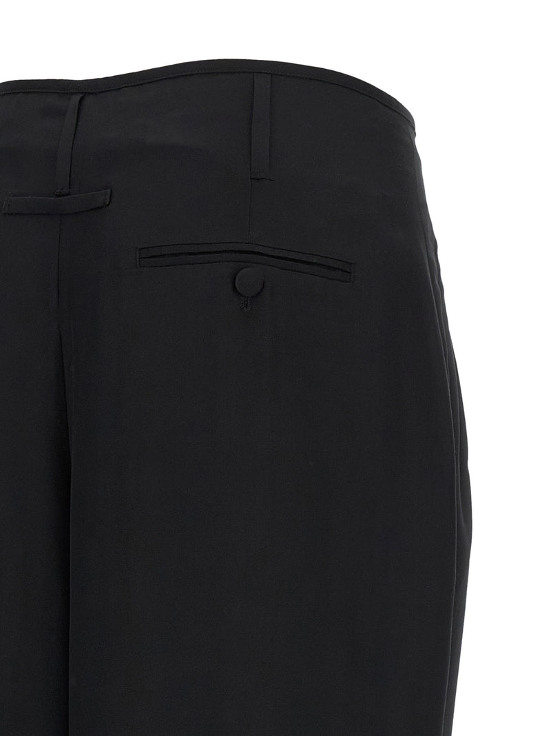 Pantalons Casual Noirs en Viscose Darkpark - Modèle Diana