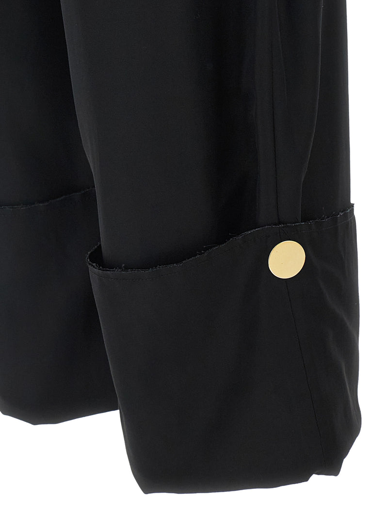 Pantalons Casual Noirs en Viscose Darkpark - Modèle Diana