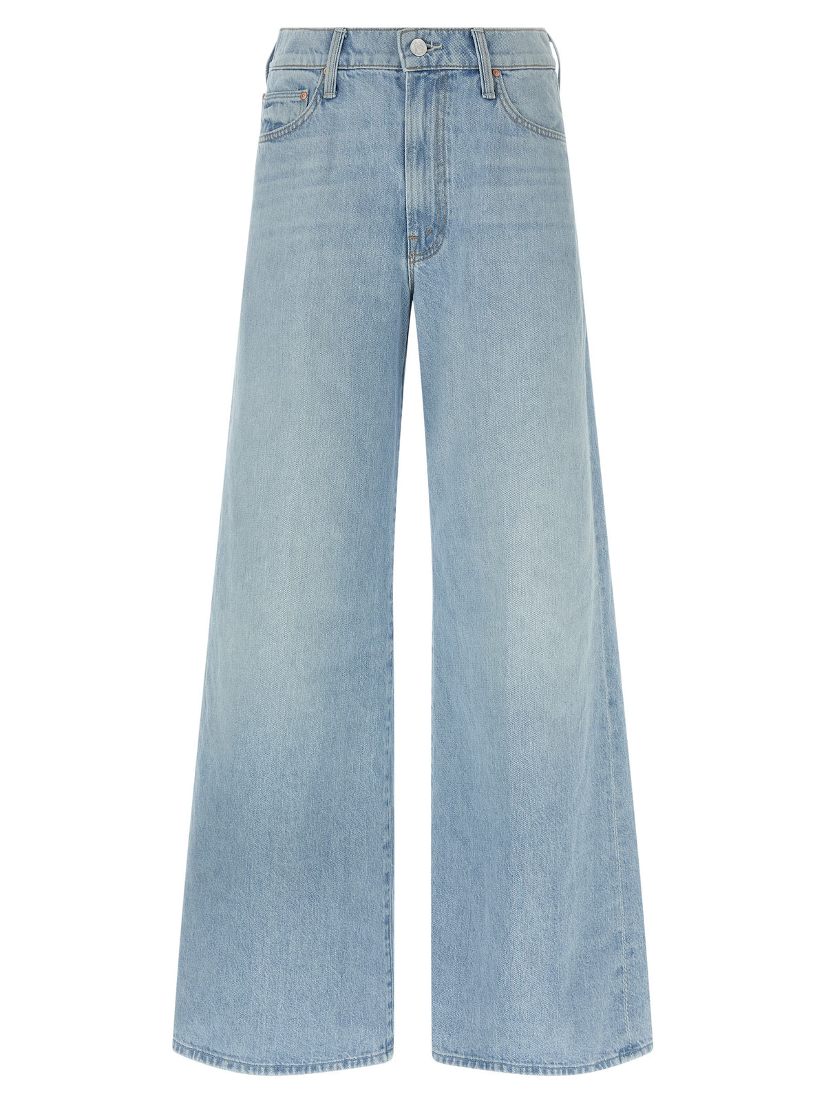 Mother Denim Ditcher Roller Skimp Light Blue Jeans