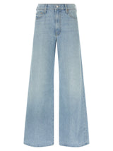Mother Denim Ditcher Roller Skimp Light Blue Jeans