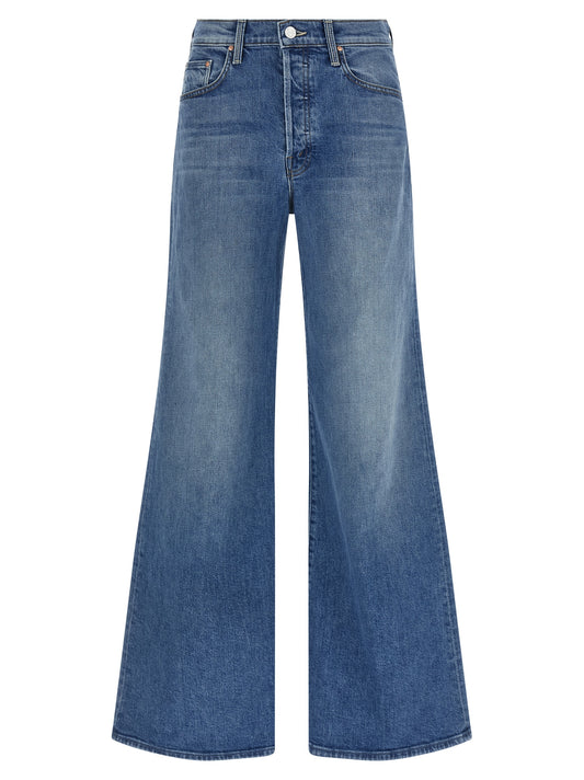 Jean en denim de coton bleu Mother Denim