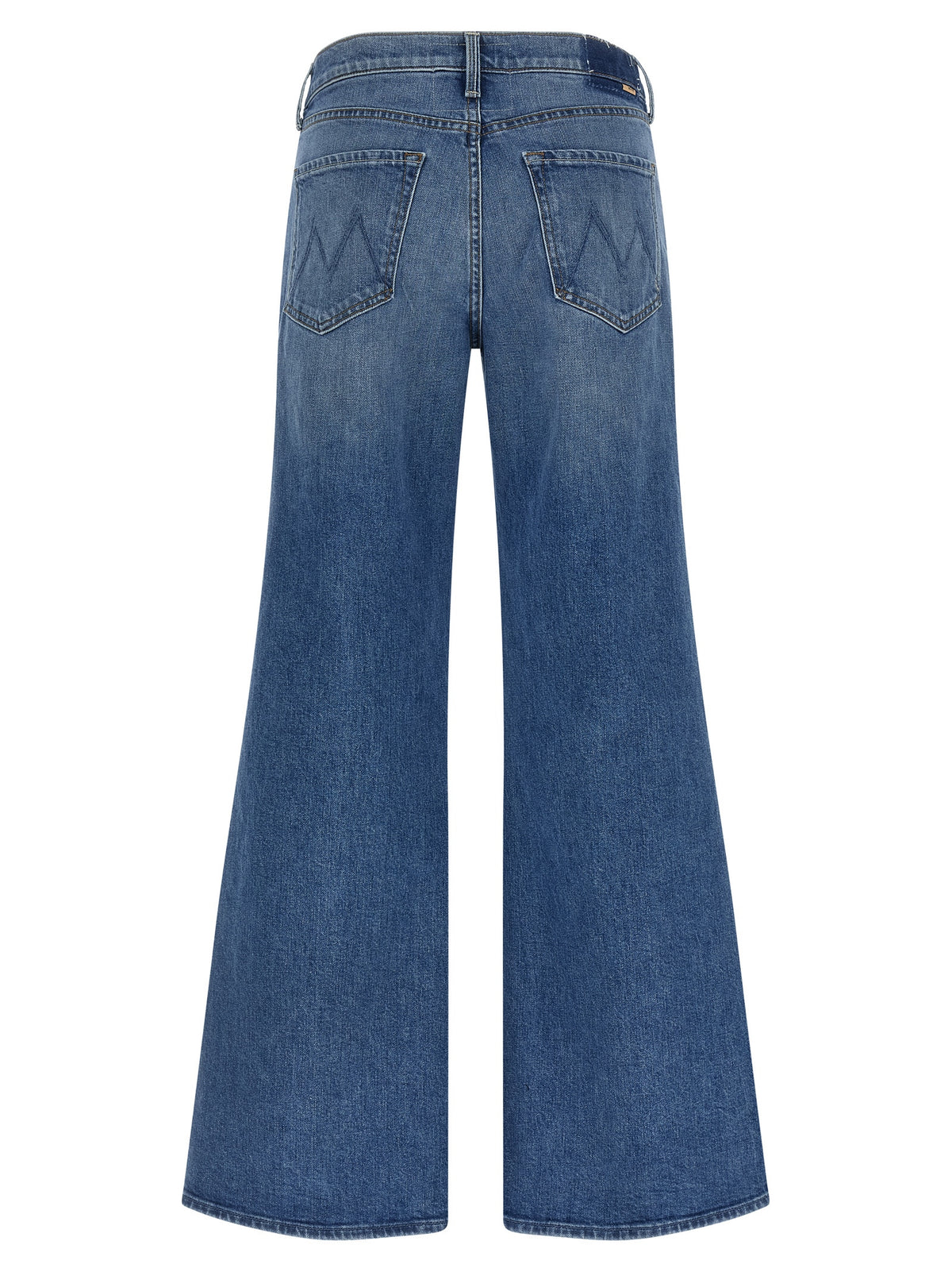 Jean en denim de coton bleu Mother Denim