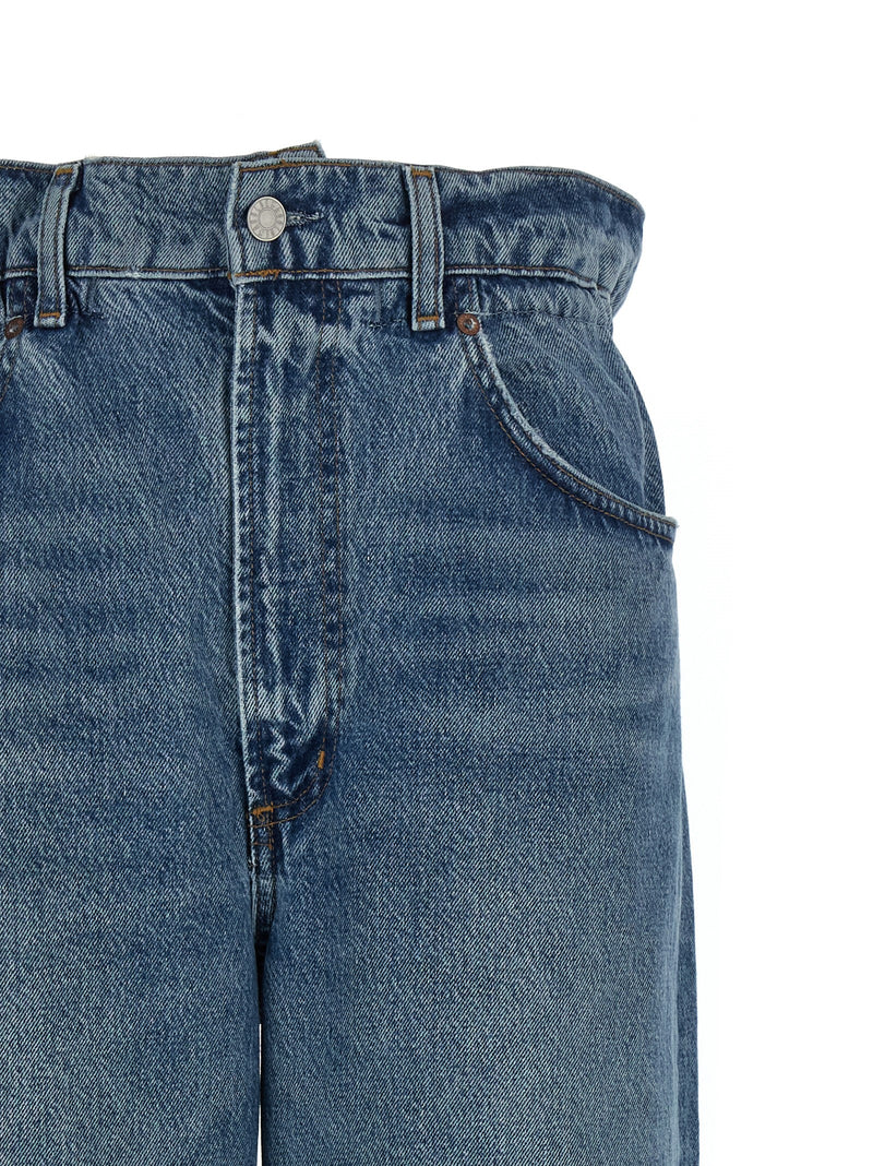 Jean droit en coton bleu Agolde