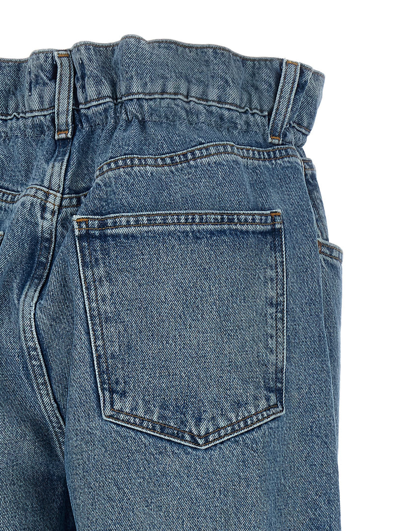 Jean droit en coton bleu Agolde