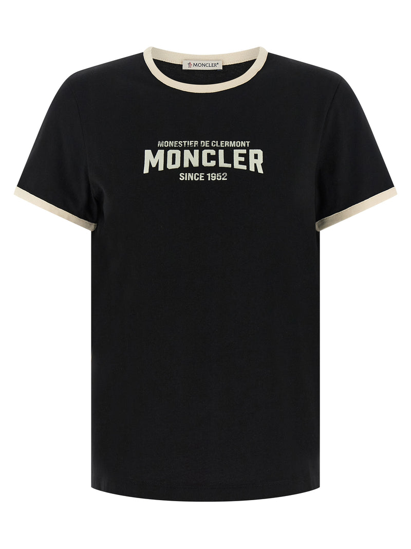 Moncler Black Cotton T-Shirt