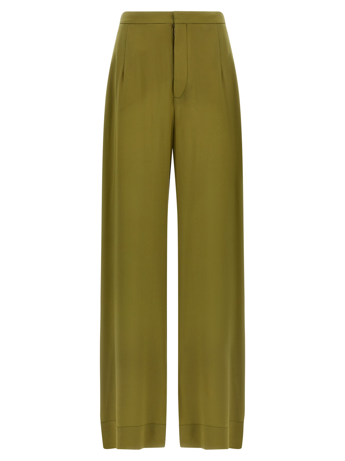 MAISON JEJIA Pantalon décontracté en soie bicolore