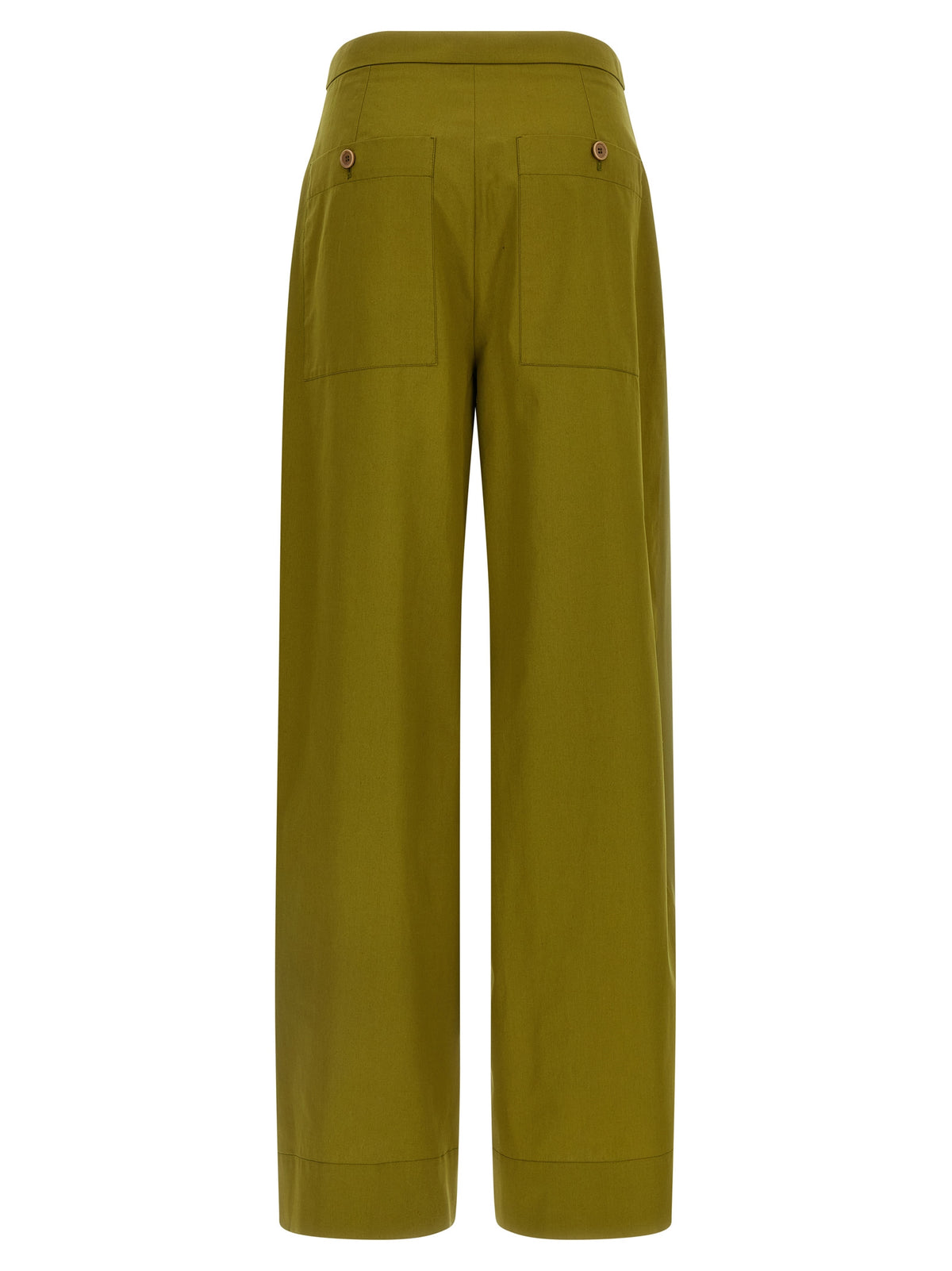 MAISON JEJIA Pantalon décontracté en soie bicolore