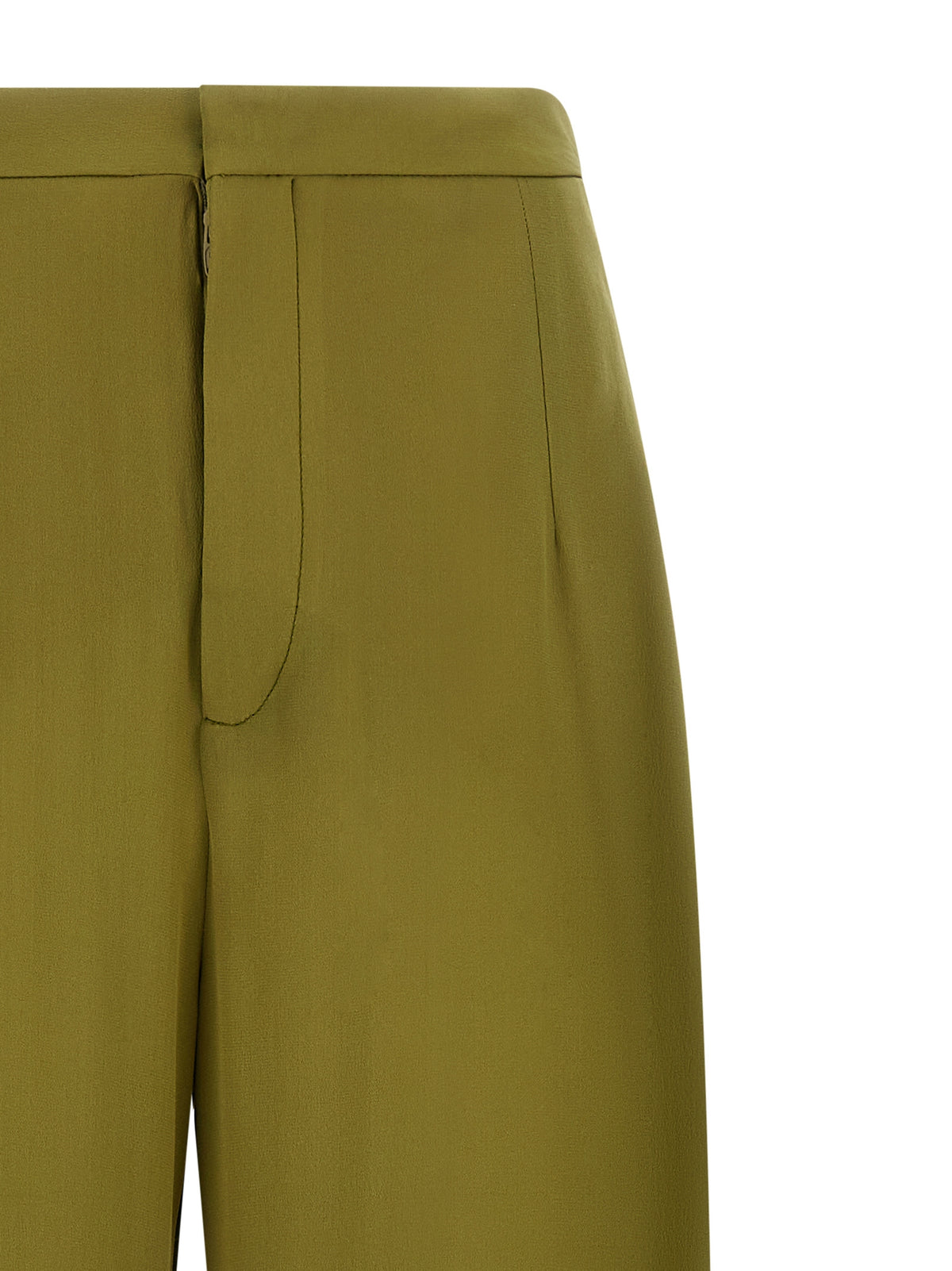 MAISON JEJIA Pantalon décontracté en soie bicolore