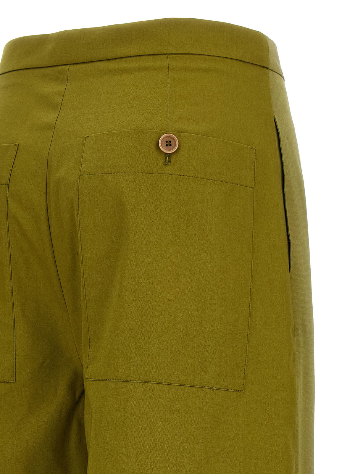 MAISON JEJIA Pantalon décontracté en soie bicolore