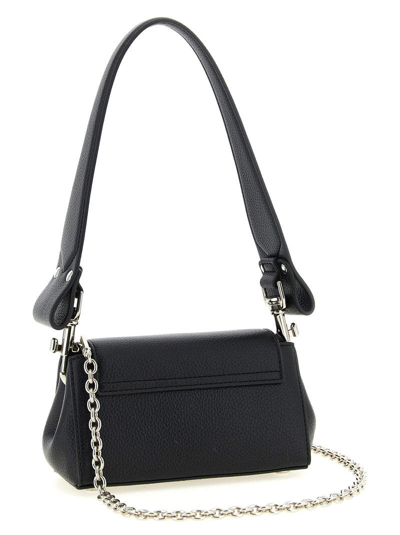 Vivienne Westwood Hazel Black Polyethylene Shoulder Bag