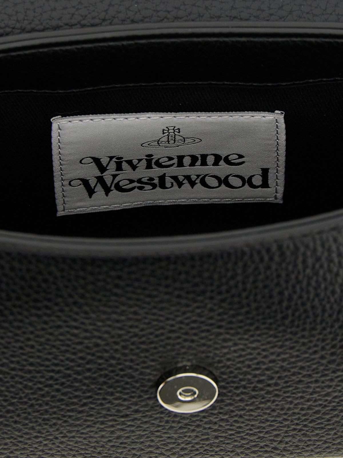Vivienne Westwood Hazel Black Polyethylene Shoulder Bag