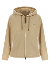 Veste Moncler beige en polyester