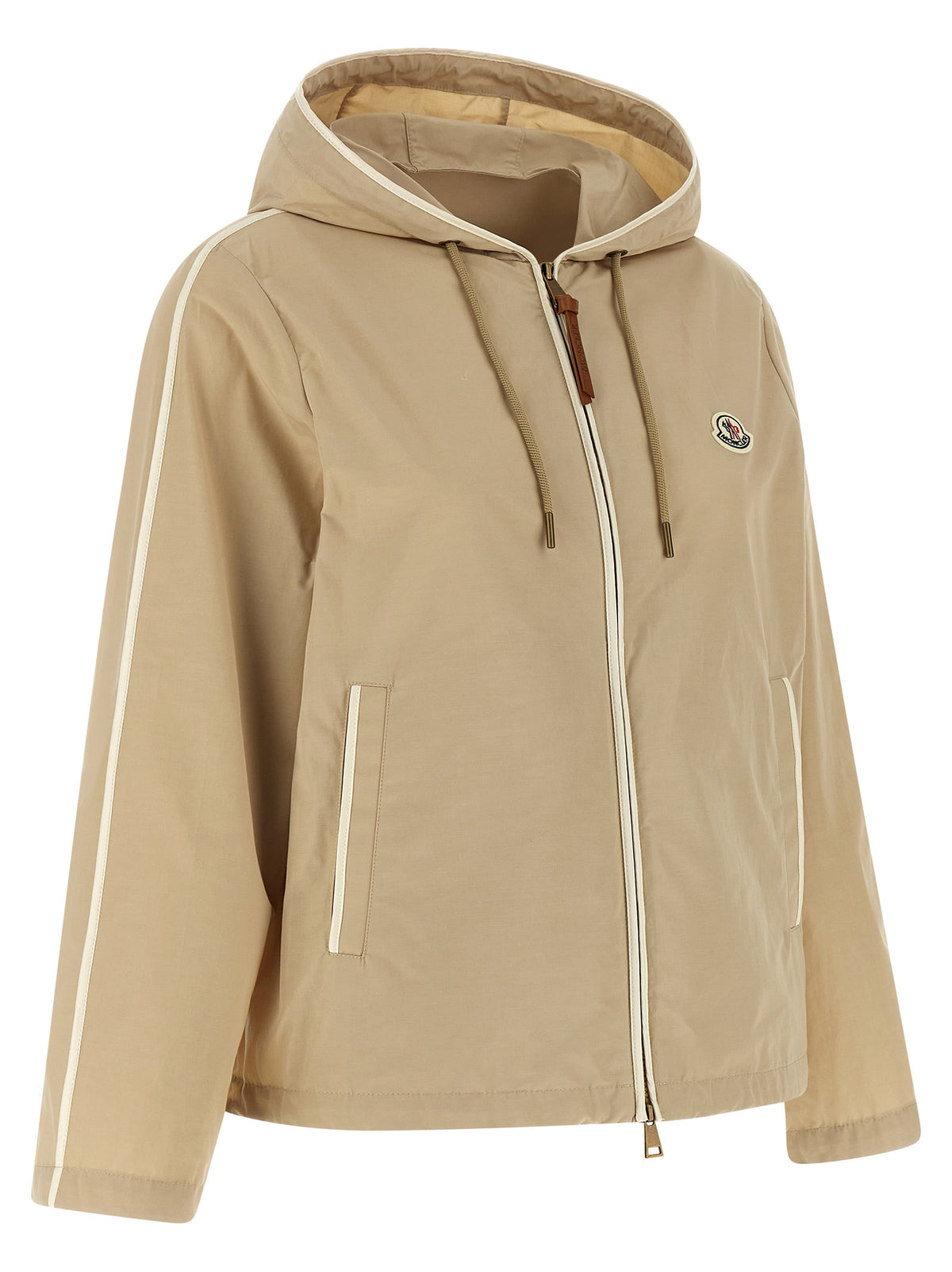 Veste Moncler beige en polyester