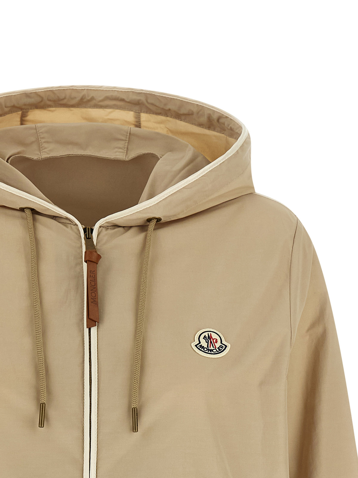 Veste Moncler beige en polyester
