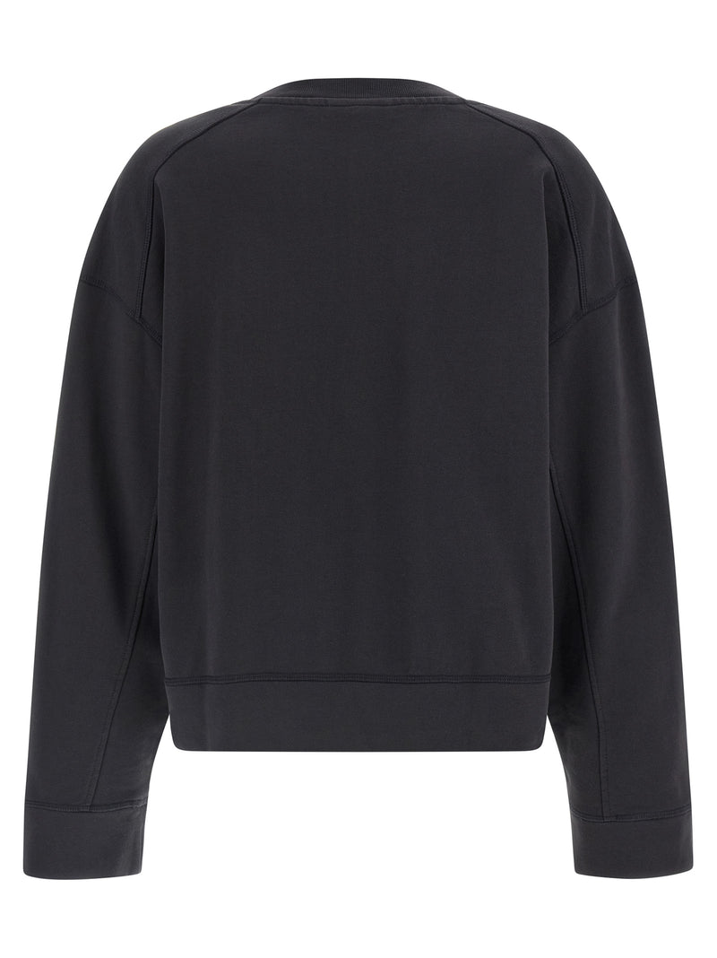 Sweat-shirt Ganni en coton biologique noir