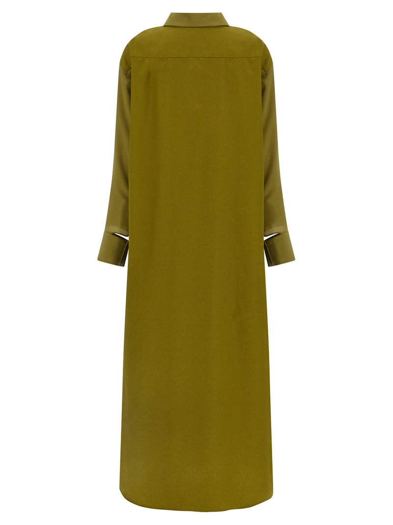 MAISON JEJIA Bicolor Silk Long Dress