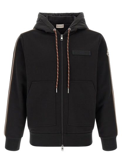 Moncler Black Polyamide Sweatshirt