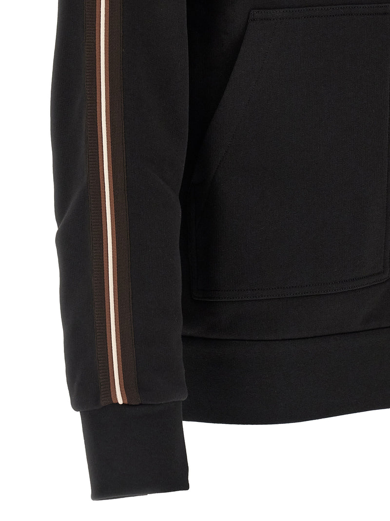 Moncler Sweat-shirt en polyamide noir