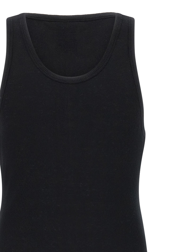 Thom Krom Black Cotton Sleeveless T-Shirt - Model 947
