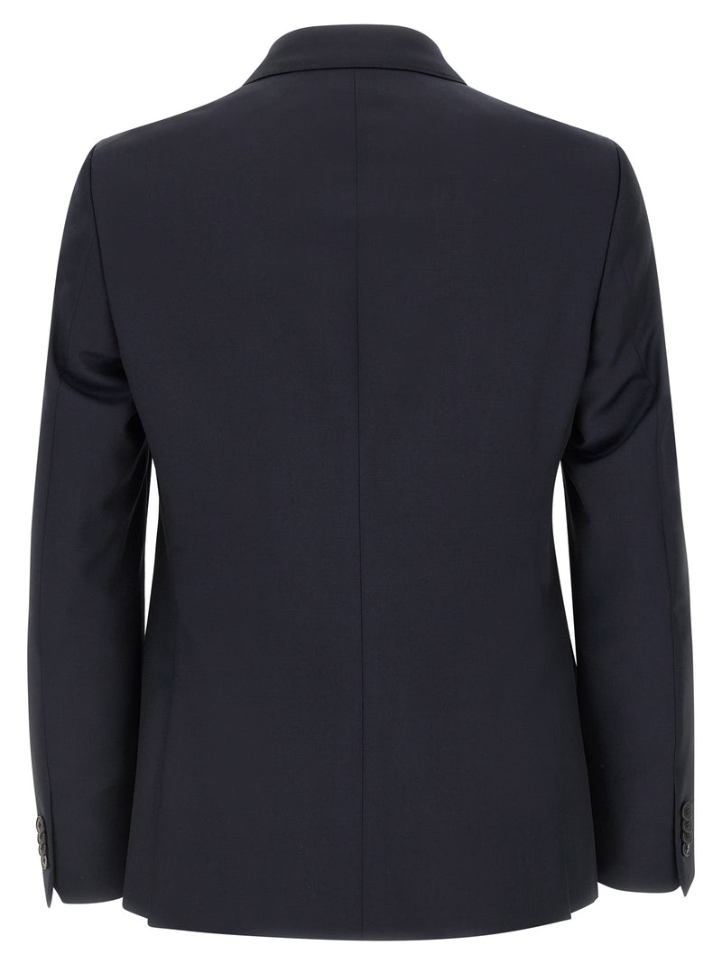 ZEGNA Blue Wool Two-Piece Suit for Men