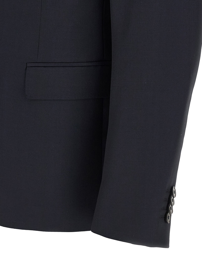 ZEGNA Blue Wool Two-Piece Suit for Men