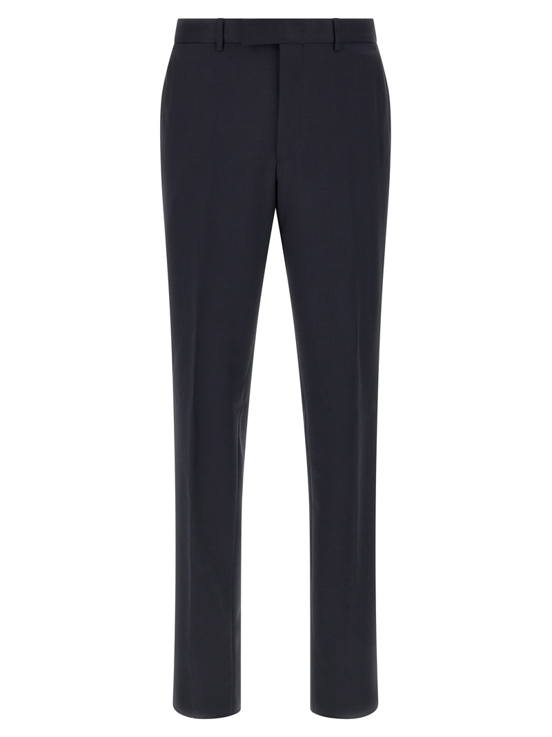 ZEGNA Blue Wool Two-Piece Suit for Men