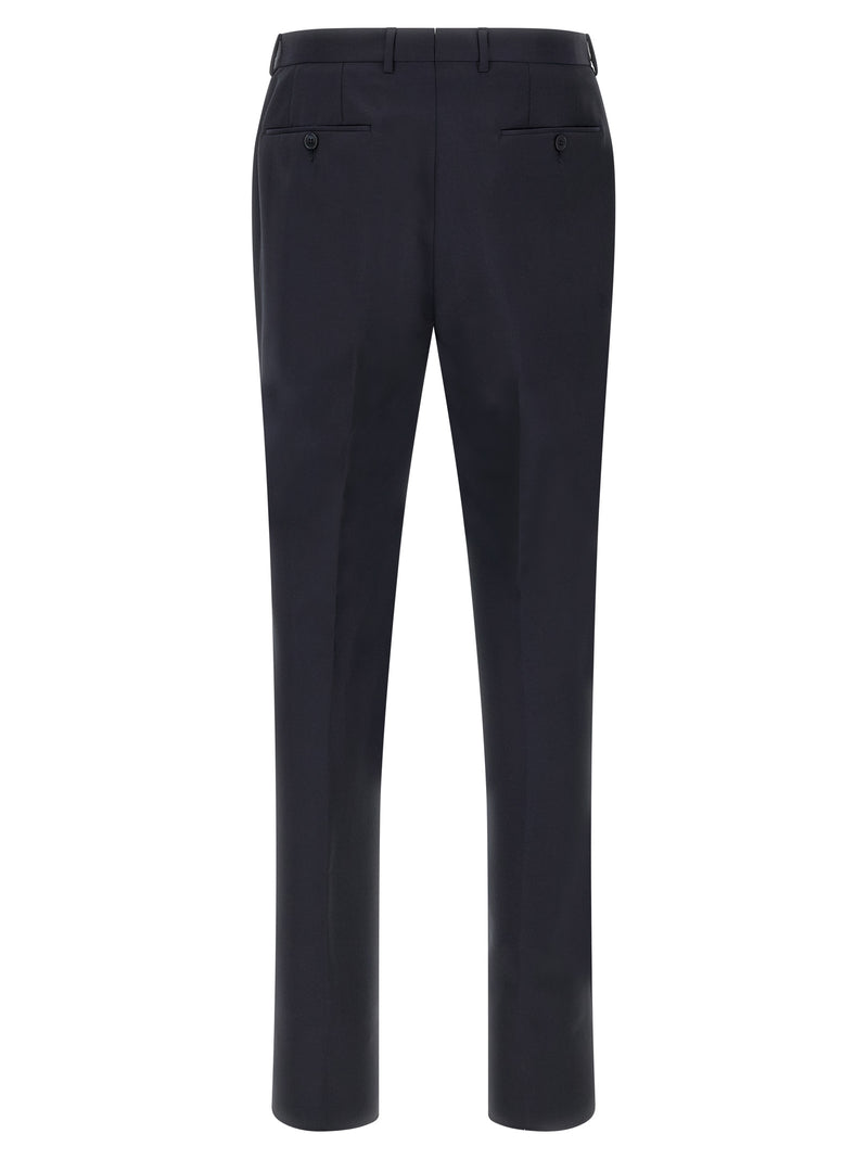 ZEGNA Blue Wool Two-Piece Suit for Men