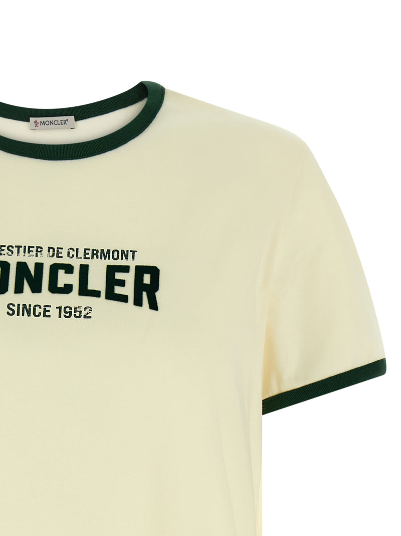 T-shirt Moncler beige en coton