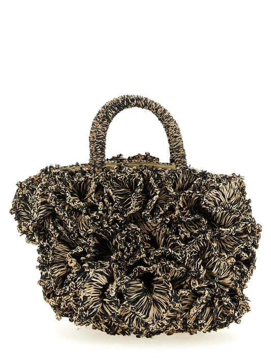Ibeliv Bicolor Raffia Handbag