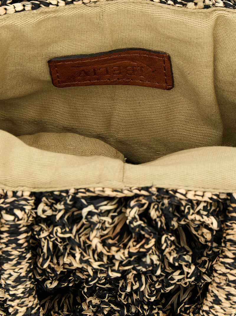 Ibeliv Bicolor Raffia Handbag