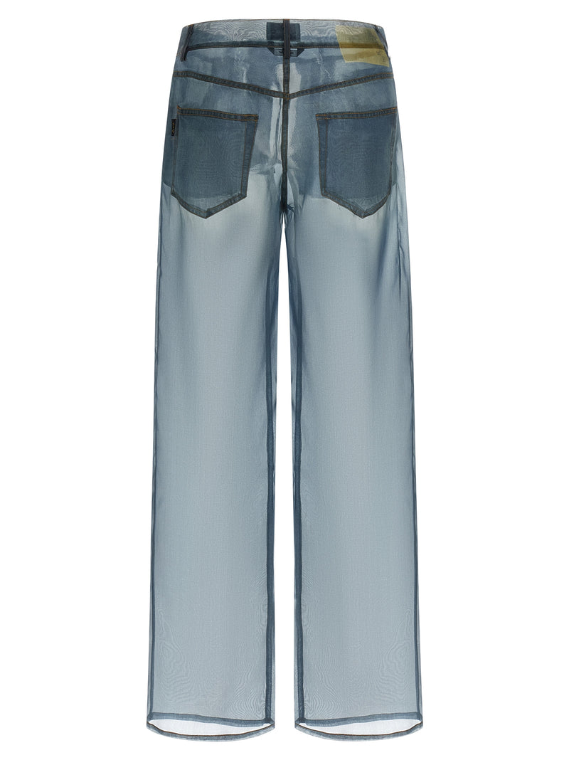 Haikure Bonnie Blue Silk Casual Pants