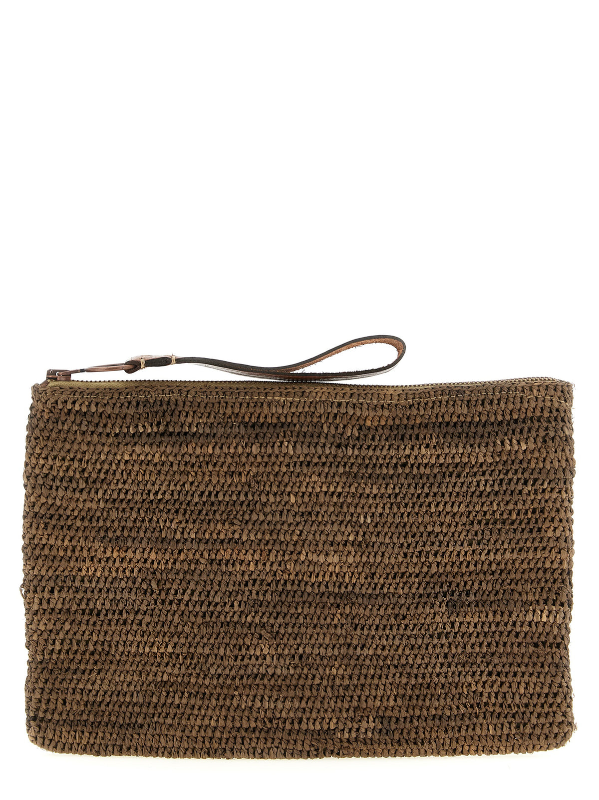 Pochette Ibeliv en raphia marron