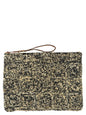 Ibeliv Bicolor Raffia Clutch Bag