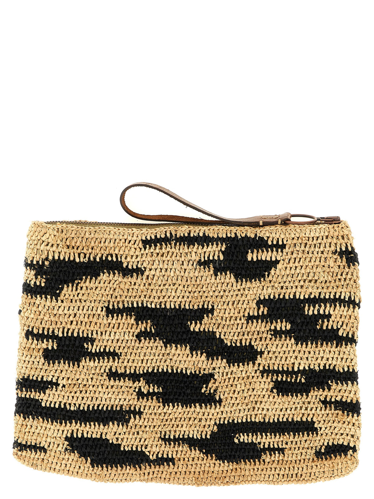 Pochette Ibeliv en raphia multicolore