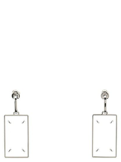 Maison Margiela Silver Brass Earrings