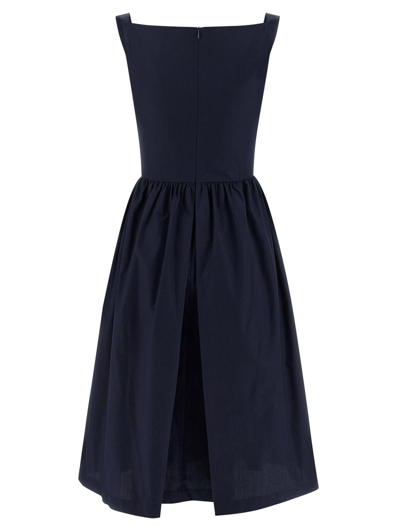 Robe mi-longue Vivienne Westwood en coton bleu